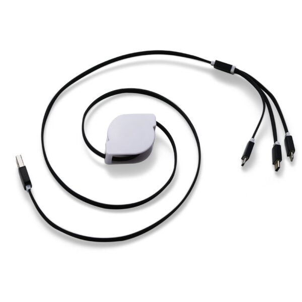 Cabo USB Retrátil 3 em 1 - Imagem 2