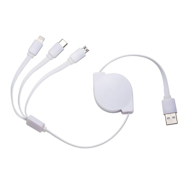 Cabo USB Retrátil 3 em 1 - Imagem 3