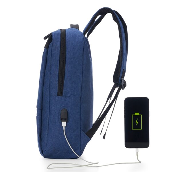 Mochila de Nylon USb Personalizada - Imagem 2
