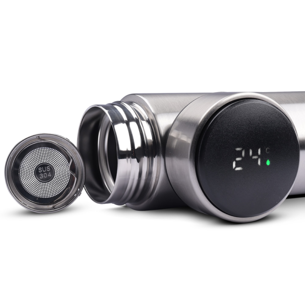 Garrafa térmica inox com termômetro - Imagem 3