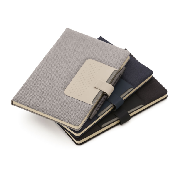 Caderno Com Suporte Para Canetas